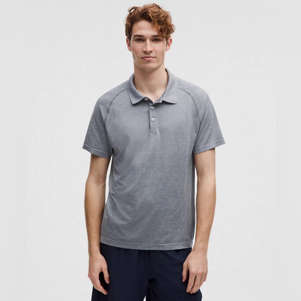 Lululemon Metal Vent Tech Polo Shirt
Double Dye - vapor solar grey - size small